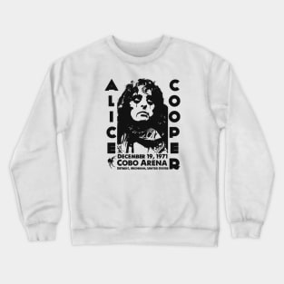 retro alice cooper Crewneck Sweatshirt